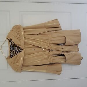 The Collective Works Of Berek, lightweight Gold Coat With Pretty Details.  L
